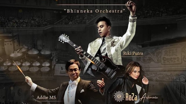 Konser Bangkit Musik Indonesia. (Foto: Instagram @rikiputraofficial)