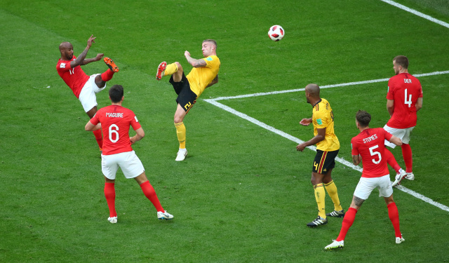 Inggris melawan Belgia  (Foto:  REUTERS/Lee Smith)