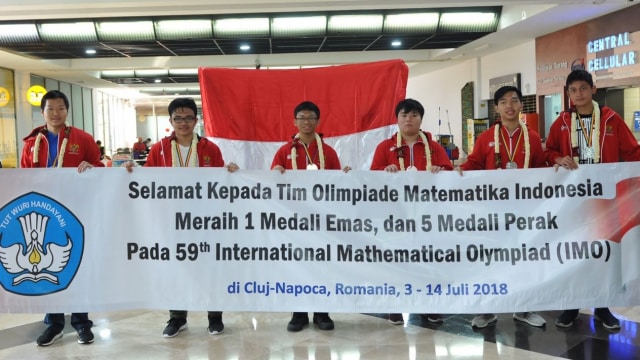 Tim Olimpiade Matematika SMA Indonesia Masuk Peringkat 10 Terbaik Dunia (Foto: Kemendikbud)