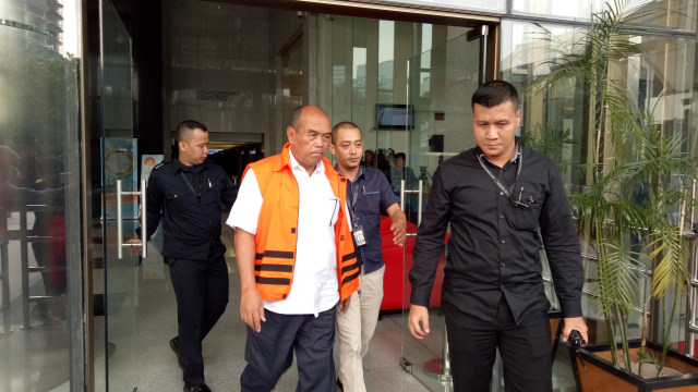 Eks Dirut PT Jasindo, Budi Tjahjono resmi ditahan KPK (Foto: Aprilandika Pratama/kumparan)
