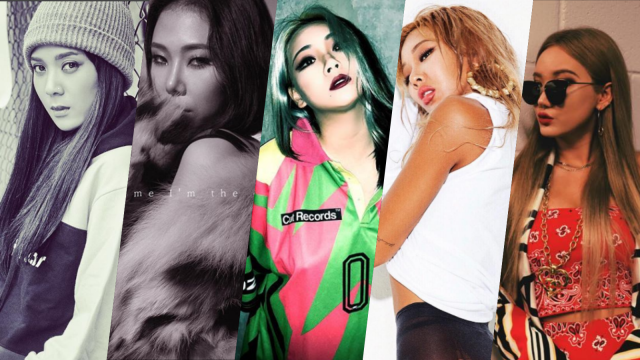 5 Rapper Wanita Korea Selatan Paling Karismatik (Foto: Berbagai sumber)