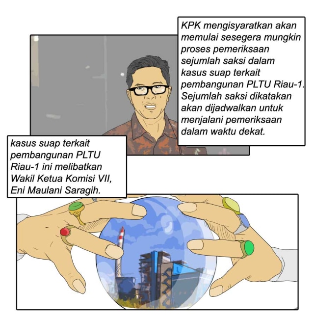 KPK Geledah PLN Terkait Kasus Korupsi Pembangunan PLTU Riau-1