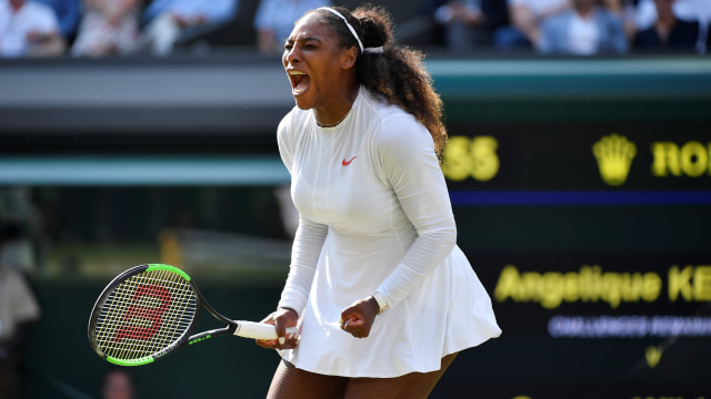 Capai final Wimbledon, Serena tembus 30 besar. (Foto: REUTERS/Toby Melville)