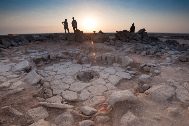Tempat di mana sisa-sisa roti yang sudah berumur 14.500 tahun ditemukan di Black Desert. (Foto: Alexis Pantos/Handout via REUTERS)
