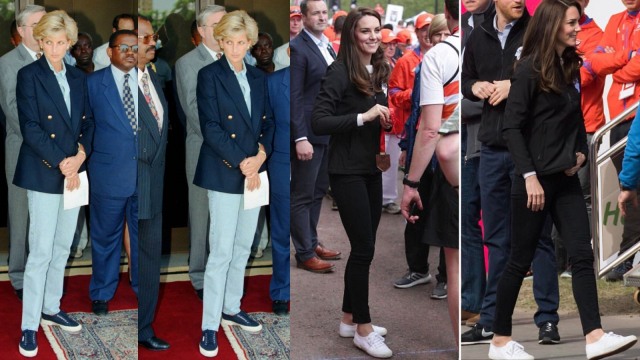 Putri Diana & Kate Middleton (Foto: Dok. Superga UK & Princess Diana Forever)