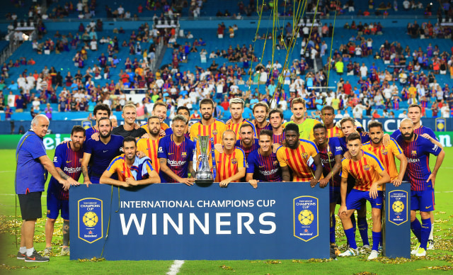 Barcelona juara ICC. (Foto: Chris Trotman/Getty Images)