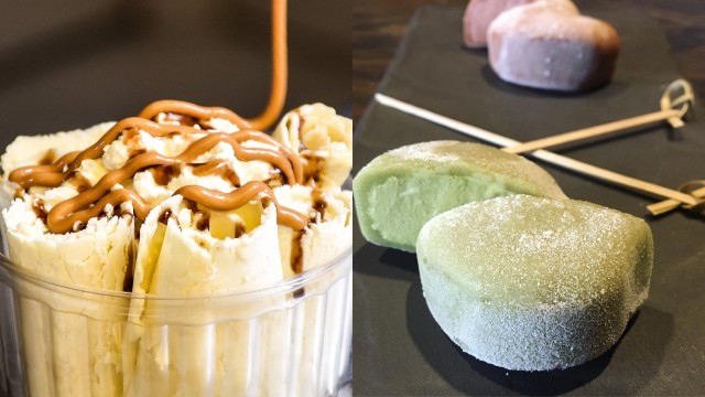 Cara menyantap es krim di berbagai negara (Foto: IG @forkintasty, @tentacionice)