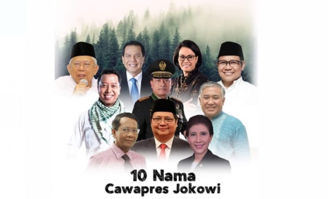 10 nama Cawapres Jokowi (Foto: Dok. Romahurmuziy/PPP)