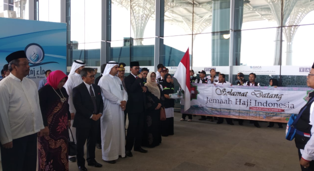 Jemaah Haji Indonesia Tiba di Saudi Arabia (Foto: twitter/Edysuprapto77)