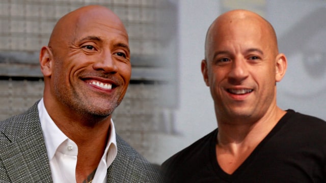 Dwayne Johnson dan Vin Diesel (Foto: Reuters/Mario Anzuoni dan Flickr/PROGage Skidmore)