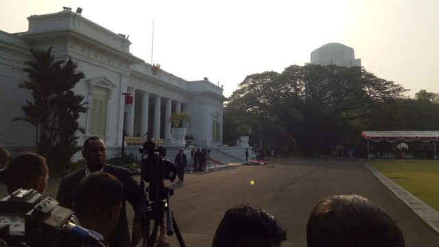 Persiapan Praspa TNI-Polri 2018 di Istana Merdeka, Jakarta (Foto: Jihad Akbar/kumparan)