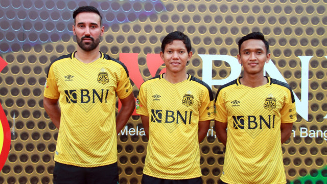 Trio rekrutan terbaru Bhayangkara FC. (Foto: Dok. Bhayangkara FC)