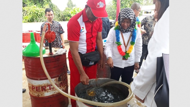 Peresmian SPBU Kompak di Konawe, Sulawesi Tenggara (Foto: Nicha Muslimawati/kumparan)