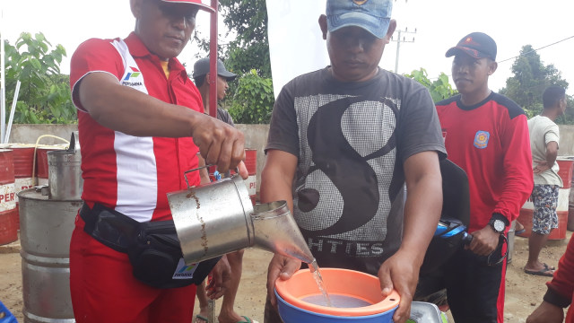 Peresmian SPBU Kompak di Konawe, Sulawesi Tenggara (Foto: Nicha Muslimawati/kumparan)