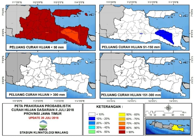 11 Daerah Di Jawa Timur Diprediksi Alami Kekeringan Ekstrem