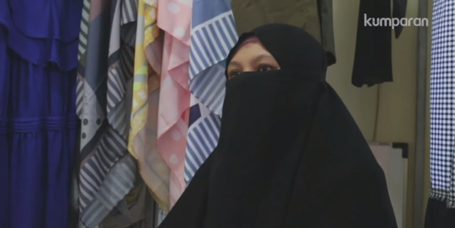 Niqab Squad komunitas muslimah bercadar Foto: Tio/kumparan