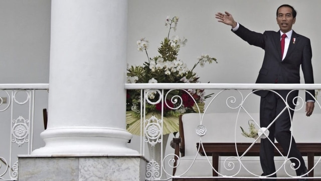 Presiden Joko Widodo di Istana Bogor. (Foto: Antara foto/ Rosa Panggabean)