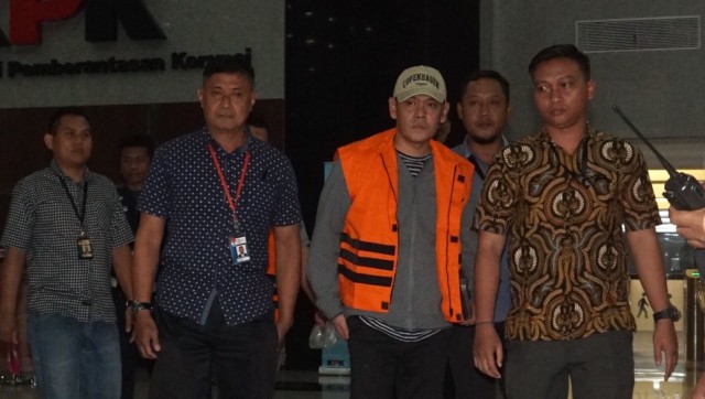 Fahmi Darmawansyah dan Andri Rahmat resmi ditahan KPK (Foto: Fanny Kusumawardhani/kumparan)