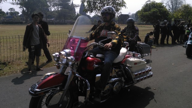 Harley Davidson Klasik Pecahkan Rekor MURI  di Prambanan