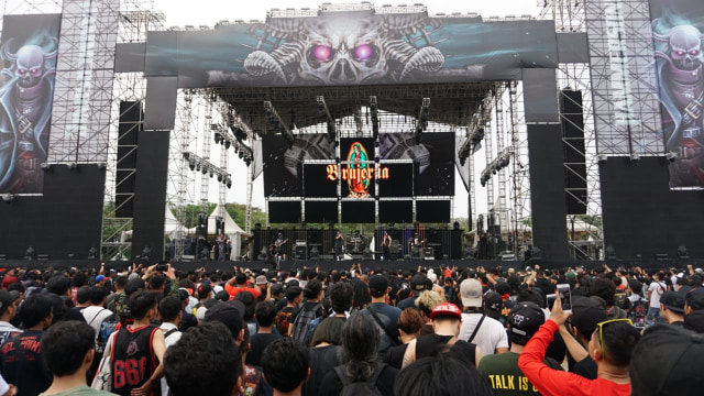 Penampilan Brujeria di Hammersonic 2018.