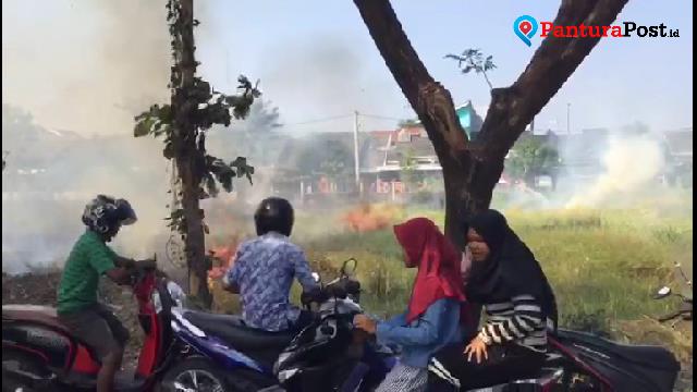 Video: Kebakaran Lahan di Sekitar GOR Wisanggeni Tegal