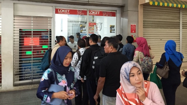 'Suasana Stasiun Citayam (Foto: Ferry Fadhlurrahman/kumparan)