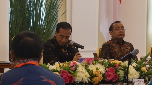 Pertemuan Presiden Joko Widodo dengan 32 Wali Kota se-Indonesia di Istana Bogor. (Foto: Yudhistira Amran Saleh/kumparan)