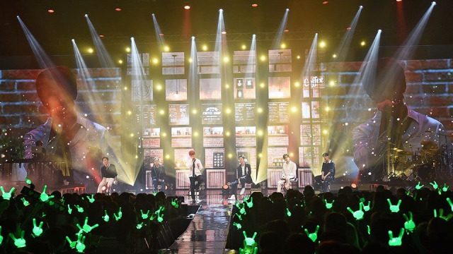 Konser grup idola K-Pop BAP. (Foto: Facebook/@OFFICIALB.A.P)