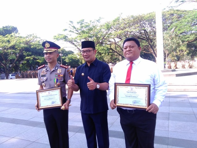 Polrestabes Bandung Raih Penghargaan Tertinggi Dari Pemkot Bandung