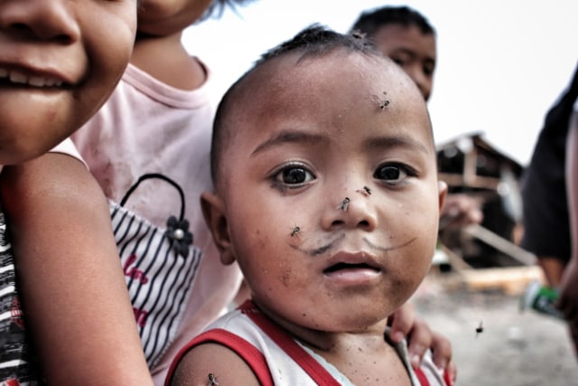 Anak-anak di Kawasan Pesisir Cilincing, Jakarta Utara. (Foto: Jamal Ramadhan/kumparan)