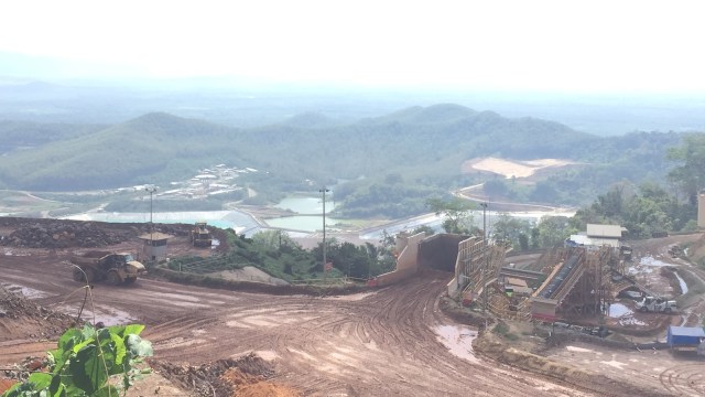 Area tambang emas Tambang Tujuh Bukit PT Bumi Suksesindo di Banyuwangi. (Foto: Ema Fitriyani/kumparan)