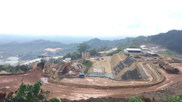 Area tambang emas Tambang Tujuh Bukit PT Bumi Suksesindo di Banyuwangi. (Foto: Ema Fitriyani/kumparan)