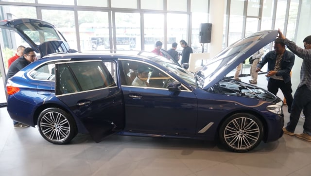 All New BMW seri 5 Touring dilihat dari samping (Foto: Helmi Afandi Abdullah/kumparan)