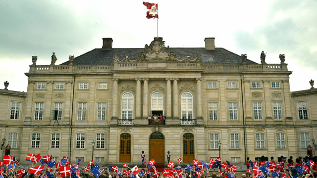Kastil Amalienborg di Kopenhagen, Denmark. (Foto: AFP/Odd Andersen)