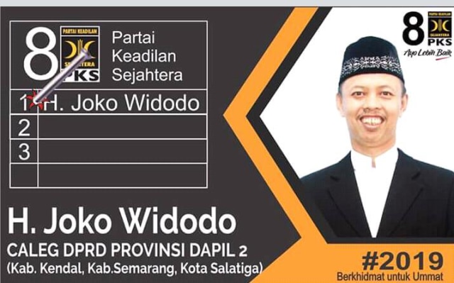 Joko Widodo kader PKS (Foto: Dok. Istimewa)