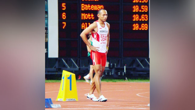 Sprinter, Suryo Agung Wibowo  (Foto: Instagram @suryoagung100m)