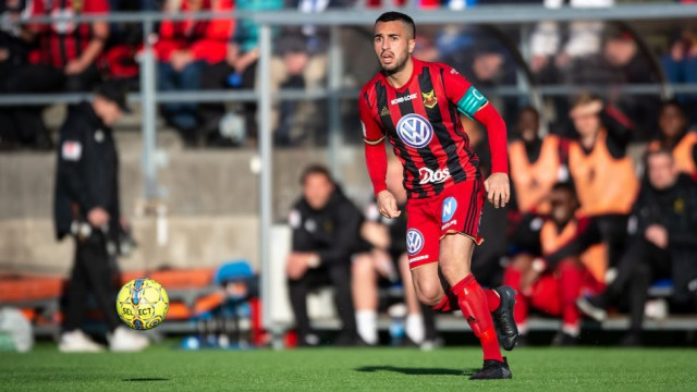 Aksi Brwa Nouri saat berseragam Ostersunds. (Foto: Dok. Ostersunds)