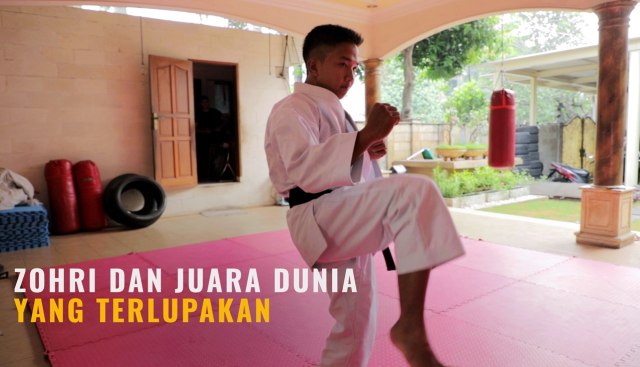 Fauzan Noor, Juara dunia karate tradisional (Foto: Retno Wulandhari/kumparan)