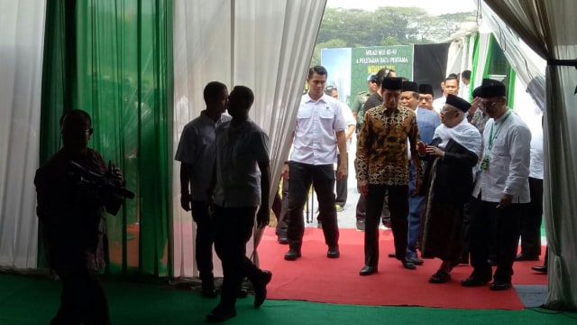 Jokowi hadiri Milad ke-43 MUI dan peletakan batu pertama Menara MUI. (Foto: Jihad Akbar/kumparan)