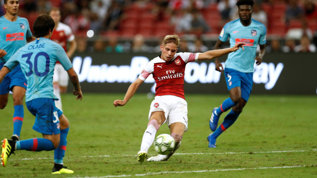 Emile Swith Rowe, bintang muda Arsenal. (Foto: REUTERS/Edgar Su)