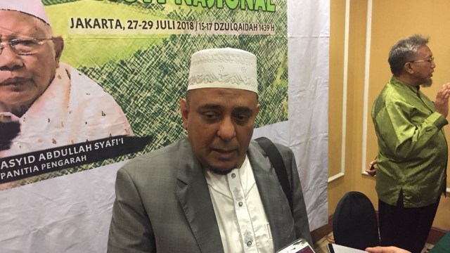 Ketua GNPF Ulama, Ustaz Yusuf Muhammad Martak (Foto: Ricad Saka/kumparan)