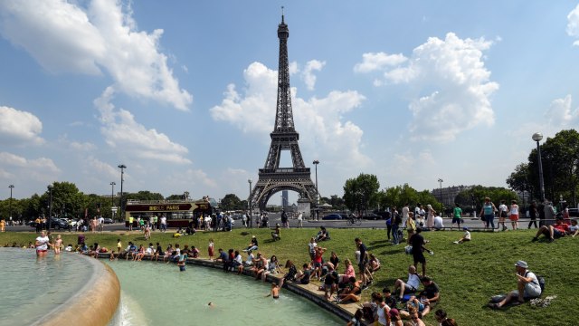 Ilustrasi kota Paris, Prancis (Foto: AFP/Bertrand Guay)