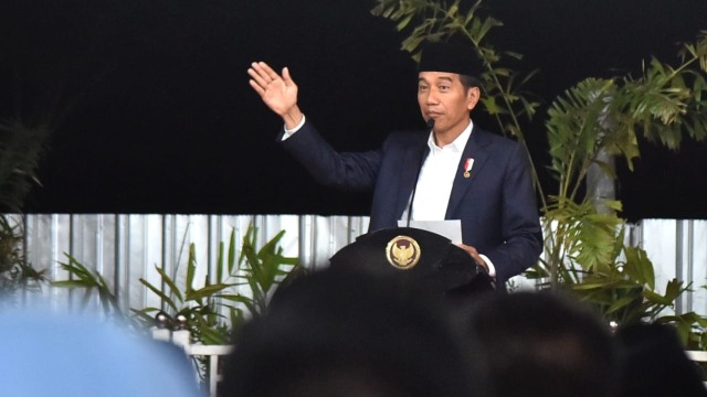 Jokowi resmikan Pesantren di Sumbawa Besar. (Foto: dok. Biro Pers Setpres)
