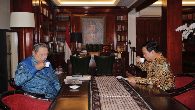 Pertemuan SBY dengan Prabowo Subianto di Kertanegara (30/7) (Foto: Dok. Istimewa)