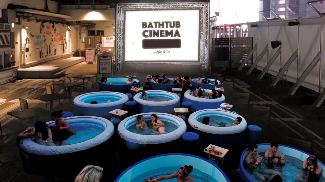Bathtub Cinema (Foto: Istimewa)