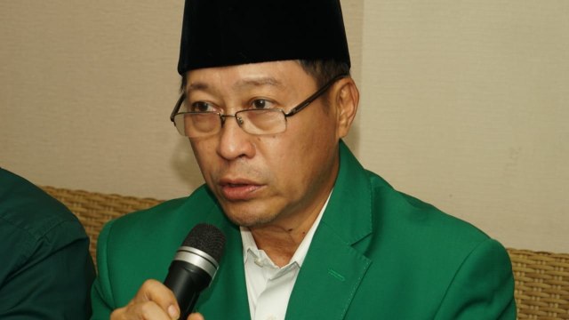 Humphrey Djemat, Ketum PPP versi mukhtamar Jakarta. Foto: Fitra Andrianto/kumparan