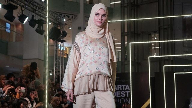Khanaan Jakarta Modest Fashion  Week 2018 (Foto: dok.Garin Gustavian)