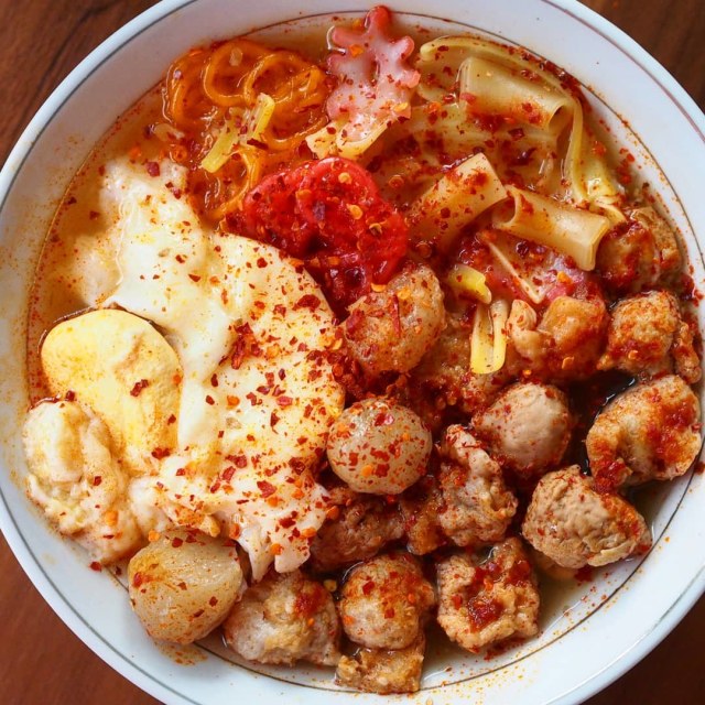 Makanan pedas Foto: instagram/ @tangselfoodies