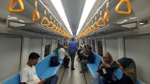 Menjajal Kereta LRT Palembang (Foto: Pranamya Dewati/kumparan)