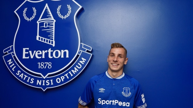 Lucas Digne bergabung dengan Everton. (Foto: Dok. Everton)